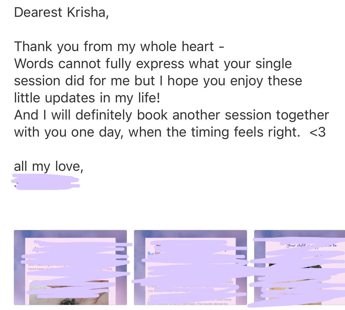 Soulhome Testimonial