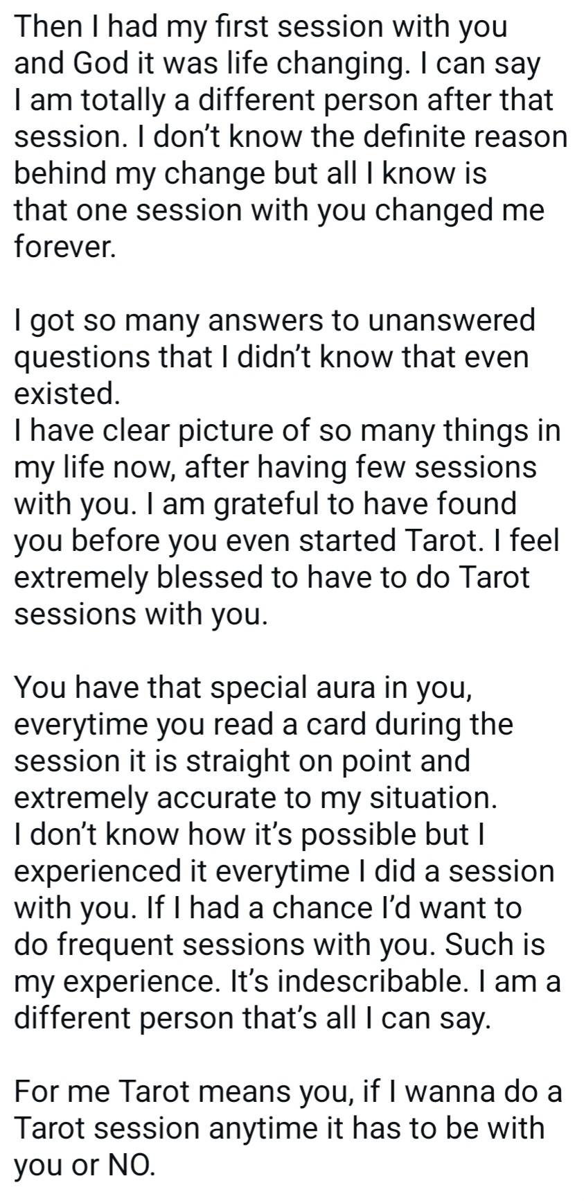 WhatsApp Testimonial